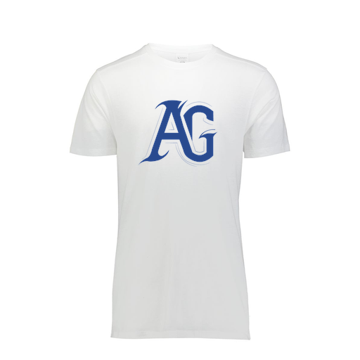 [FTSCUBWH-YS-LOGO2] Decker Youth Tri-Blend T-Shirt - Short Sleeve (Youth S, White, Logo 2)