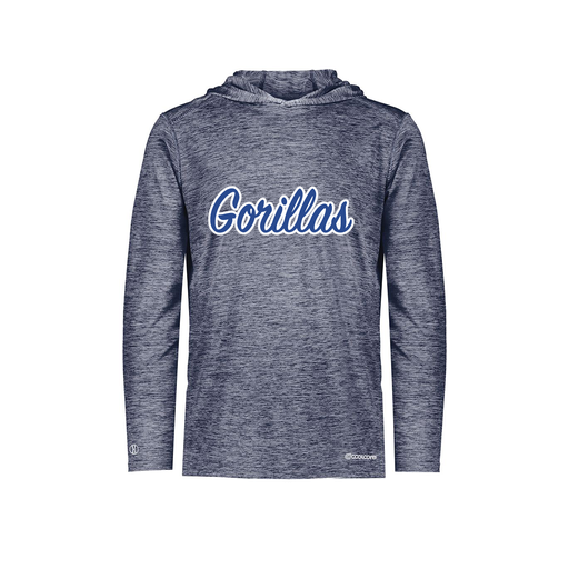 [FOLHCGNV-AS-LOGO3] Decker Men's Charge Hoodie (Adult S, Navy, Logo 3)