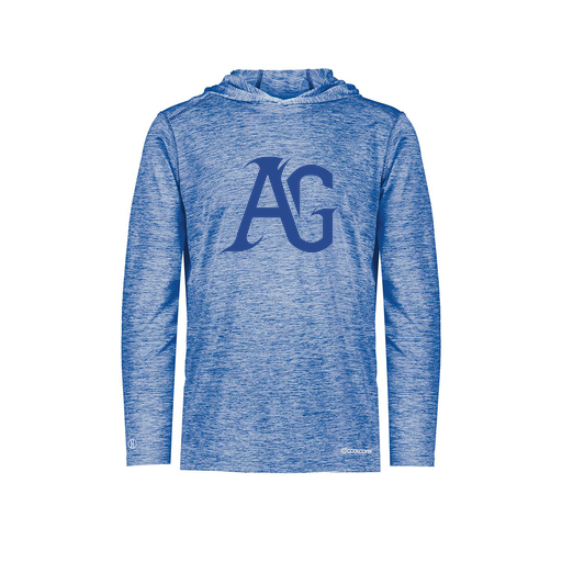 [FOLHCGRY-AS-LOGO2] Decker Men's Charge Hoodie (Adult S, Royal, Logo 2)