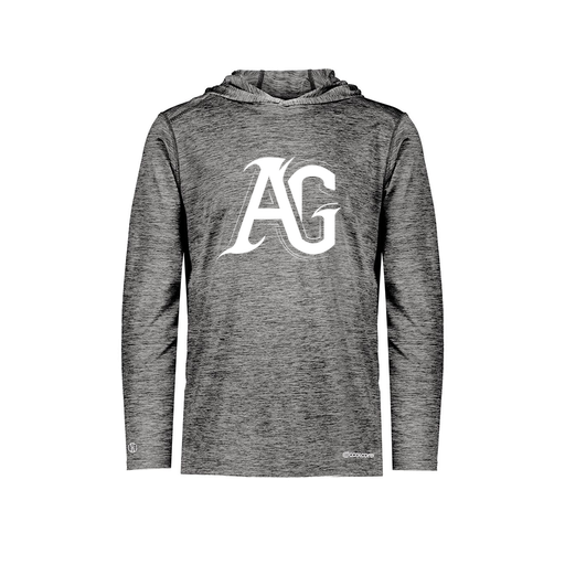 [FOLHCGBK-YS-LOGO1] Decker Youth Charge Hoodie (Youth S, Black, Logo 1)