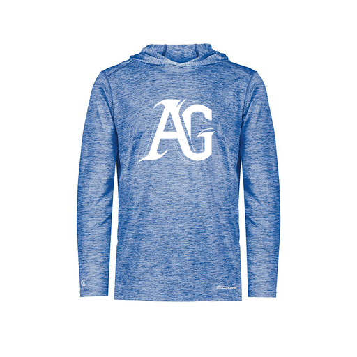 [FOLHCGRY-YS-LOGO1] Decker Youth Charge Hoodie (Youth S, Royal, Logo 1)