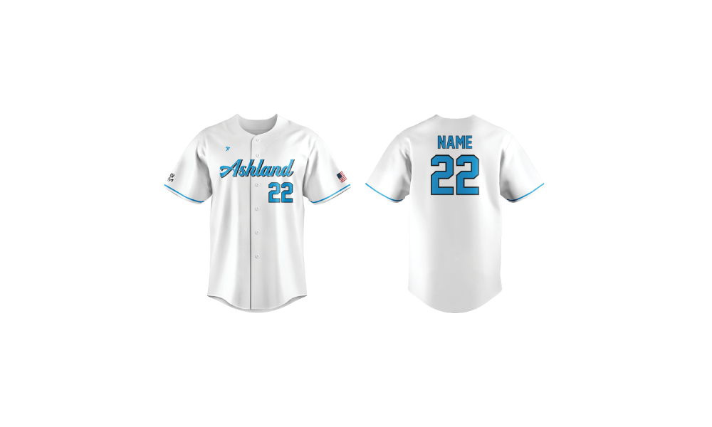 Ashland Gorillas 2025 - White Full Button Jersey